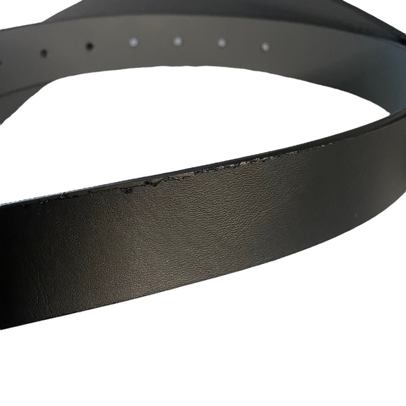 Perry Ellis HP02957 34/85 Bonded Leather Reversible Black to Gray Men's Belt - Picture 5 of 12